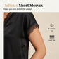 🌸👚 PROMO FLASH 50% ! Haut Dentelle Femme Col V Manches Courtes – Assemblage Complexe, Tombé Fluide, 5 Couleurs, Tailles S-2XL, Idéal Bureau & Soirée ✨s