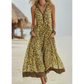 👗 60% DE RÉDUCTION 🐆 Robe maxi léopard d’été pour femme – Col V, bretelles spaghetti & poches latérales – Tissu fluide & léger – parfaite pour la plage, les vacances ou une soirée audacieuse ✨🌿