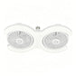 💡🌀 -50% ! Ventilateur de plafond LED double tête – 2 têtes indépendantes, 3 vitesses et télécommande – Idéal pour les grandes pièces ✨