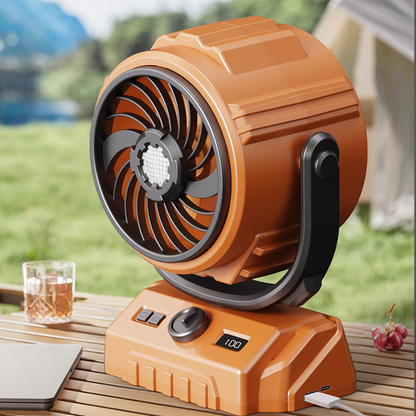 🌀Ventilateur de camping turbo à 100 vitesses