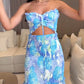 ✨Robe sexy imprimée à découpes pour femme