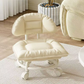 🔥🔥Rolling Low Stool with Backrest