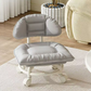 🔥🔥Rolling Low Stool with Backrest