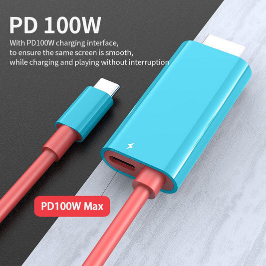 🎮🔥 Câble adaptateur USB-C vers HDMI pour Nintendo Switch affichage HD instantané plug-and-play sans pilote ✨