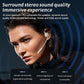 🗣️ Casque Open-Ear Léger – Micro Flexible & Réduction de Bruit pour des Conversations Confortables, Idéal pour les Longs Appels, Promenades ou le Travail 🎧