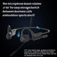 🗣️ Casque Open-Ear Léger – Micro Flexible & Réduction de Bruit pour des Conversations Confortables, Idéal pour les Longs Appels, Promenades ou le Travail 🎧