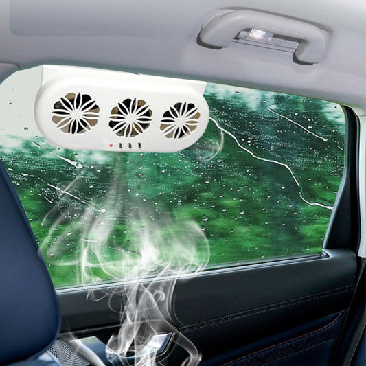 📢📢50 % DE RÉDUCTION !! ⏰Ventilateur d'extraction solaire à circulation d'air pour voiture - Artefact de refroidissement
