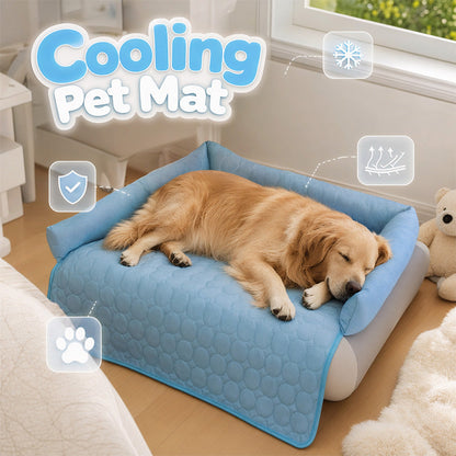 🐾 50% DE RÉDUCTION ❄️ Tapis de refroidissement pour animaux – Doux, respirant & sans électricité – Idéal pour chiens et chats en été – antidérapant, lavable – confort et fraîcheur durable 🌞🐶✨