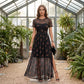 ✨Robe Maxi Florale en Maille pour Femme