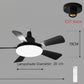 🏆 Dernier jour des soldes : 57% de réduction 🔥 Lampe-Ventilateur LED SmartBreez 40W — 20,5, ultra-silencieuse avec télécommande 🎯 | Idéale pour la chambre 😴, la cuisine 👩‍🍳 et le garage