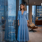 🔥Robe Maxi Étagée à Col V Volantée pour Femme