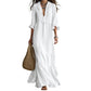 🔥Robe Maxi Étagée à Col V Volantée pour Femme