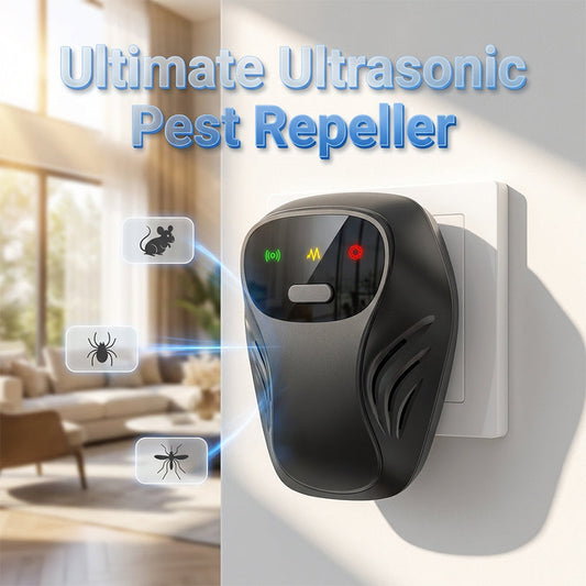 🐭 ACHETEZ 2, OBTENEZ 1 GRATUIT ! 🔊 Répulsif ultrasonique anti-nuisibles 4 modes – Écologique, silencieux pour l'homme & efficace contre rongeurs et insectes – protection continue pour la maison 🏠