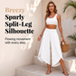 ✨Pantalon Palazzo Fendu Ample à Taille Smockée Casual Femme Été