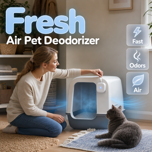 Éliminateur d'odeurs intelligent pour animaux de compagnie avec lanière de suspension