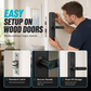 🚪🔒Serrure à Empreinte Digitale Intelligente pour Portes Intérieures en Bois – Sans Perçage🔥