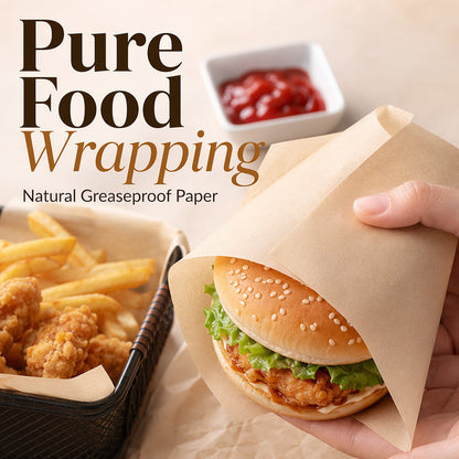 🍟Feuilles de Papier Sulfurisé Alimentaire pour Pâtisserie et Friture