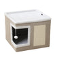 🐱 -50% MAINTENANT ! 🏠 Maison Cube Pliable 2-en-1 pour Chat – Design Bi-Niveau, Griffoir Intégré & Confort Toutes Saisons – Gain de Place & Portable 🐾
