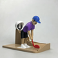 ⛳ 50% DE RÉDUCTION ! 🍺 Mini Golf Novelty Bottle Opener – Plastique + Métal – Figurine Golfeur & Fixation Adhésif/A ventouse for Bar & Bureau