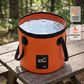 🐠Seau Pliant Portable pour Camping et Pêche en Plein Air