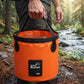 🐠Seau Pliant Portable pour Camping et Pêche en Plein Air