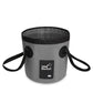 🐠Seau Pliant Portable pour Camping et Pêche en Plein Air