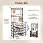 ✨ Banc d'entrée avec étagère à chaussures – 3-en-1, gain de place, robuste 🏠