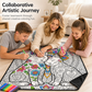 ✨50 % de réduction💯 Couverture du livre de coloriage DIY pour enfants