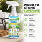 🧼 ACHETEZ 2, OBTENEZ 1 GRATUIT (Équivalent -50%) ! 🏠 Nettoyant Multi-Surfaces pour Terrasse – 120 ml – Spray & Essuyage pour Pierre, Bois & Carrelage Extérieur 🌿