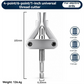 🔧 ACHETEZ 2, OBTENEZ 1 GRATUIT! 🛠️ Outil Extracteur de Tuyaux – Acier, compatible 1/2″, 3/4″ & 1″ – Double entraînement perceuse/manuel pour plomberie 🚰