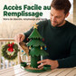 📢📢40% DE RÉDUCTION !! ⏰ Distributeur à Graines pour Oiseaux en Forme d’Arbre Festif – Fer – Construction Métallique Résistant aux Intempéries pour Jardin et Balcon 🌿