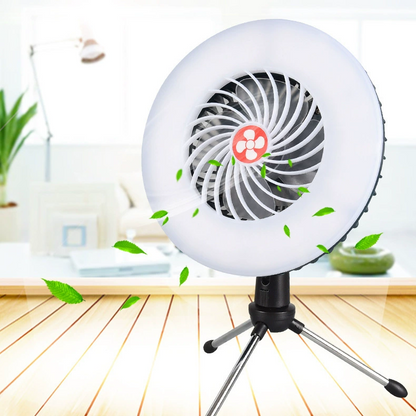 🌀Ventilateur Lumineux Portable