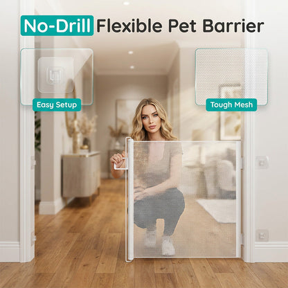 🐶👶🏡 OFFRE LIMITÉE ✨ Barrière de Sécurité Intérieure Réglable – Barrière pour Animaux & Bébés, Installation Flexible, Solution de Protection Maison 🛡️