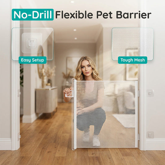 🐶👶🏡 OFFRE LIMITÉE ✨ Barrière de Sécurité Intérieure Réglable – Barrière pour Animaux & Bébés, Installation Flexible, Solution de Protection Maison 🛡️