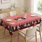 🐓 50% DE RÉDUCTION! 🍽️ Nappe à Carreaux Rouges avec Motif Coq – Polyester, résistante & style rustique – Parfaite pour repas de famille et décorations champêtres ✨