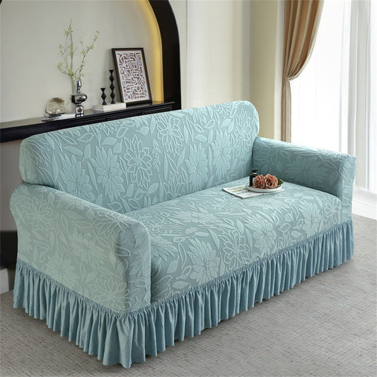 🐾 Vente 2026 — Plus de 30 800 vendus!🧺 Protection canapé volantée jacquard