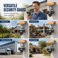 ⏳Offre limitée -50%⏰ Caméra de Sécurité Solaire Triple Objectif 🏠📹