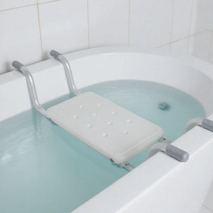 🧴 -50% – Siège de Baignoire Antidérapant – Réglable, capacité jusqu'à 135 kg, avec poignée & porte-savon 🛱