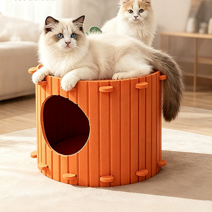 🥕Moitié de prix pour une durée limitée🐱Nichouette confortable pour chat en forme de carotte