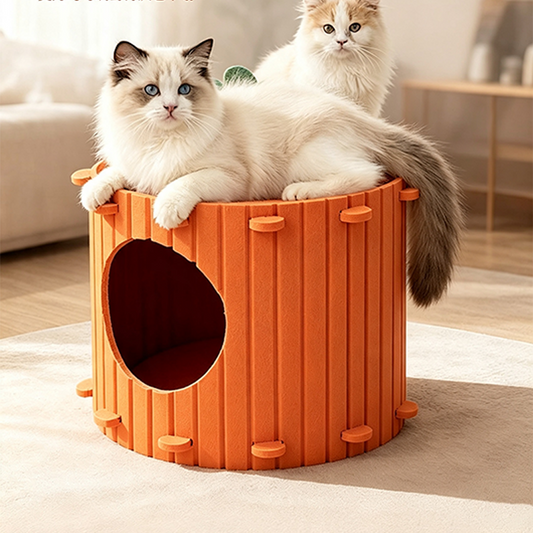 🥕Moitié de prix pour une durée limitée🐱Nichouette confortable pour chat en forme de carotte