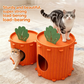 🥕Moitié de prix pour une durée limitée🐱Nichouette confortable pour chat en forme de carotte