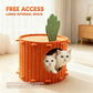 🥕Moitié de prix pour une durée limitée🐱Nichouette confortable pour chat en forme de carotte