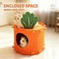 🥕Moitié de prix pour une durée limitée🐱Nichouette confortable pour chat en forme de carotte