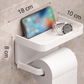 🧻📦 Porte-papier toilette mural avec étagère de rangement – 50 % DE RÉDUCTION ! Rangement pratique pour téléphone, savon et autres articles – gain de place, stable, facile à installer. 🔥🚽