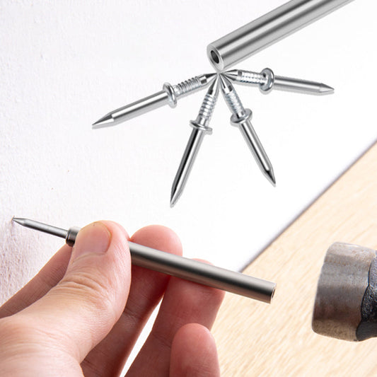📢📢50% DE RÉDUCTION !! ⏰ Clous en Acier au Carbone pour Pose Sans Joint – Tête en Losange & Revêtement Anticorrosion, 50 Pièces avec Outils for une Installation Facile et Durable ✨🛠️