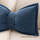 🦋Coussin Décoratif en Chenille Forme Nœud Papillon