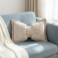 🦋Coussin Décoratif en Chenille Forme Nœud Papillon