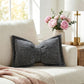 🦋Coussin Décoratif en Chenille Forme Nœud Papillon