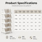 👞Organisateur de rangement pliable à plusieurs niveaux avec roulettes