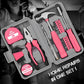 🔥Vente Flash🔥 Kit d'outils ménagers portable 24 pièces – Coffret inclus, Marteau, Tournevis, Pinces, Mètre ruban & Embouts pour bricolage à domicile
